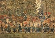 Maurice Prendergast Central Park oil painting reproduction